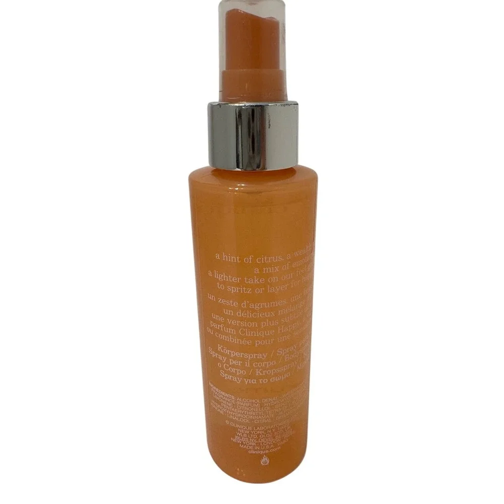 Clinique Happy Body Spritz Fragrance Mist 4.2oz 125ml Citrus Floral Scent New